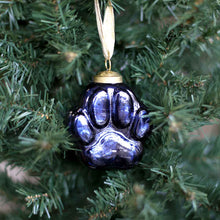 Load image into Gallery viewer, Blue Paw Print Ornament
