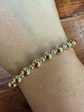 Load image into Gallery viewer, Mixed Metal Bead Bracelet
