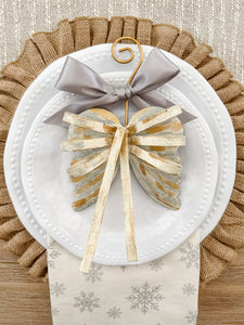 Gilded Angel Wings Ornament