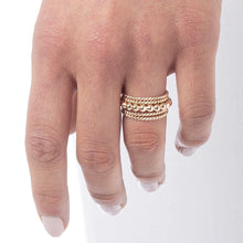 Load image into Gallery viewer, Classic Gold 3mm Bead Ring

