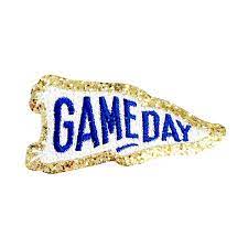 Royal Blue Game Day Pennant Patch