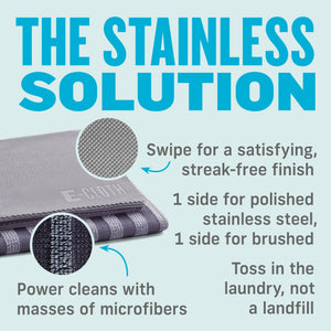 eCloth - Stainless Steel Cleaning