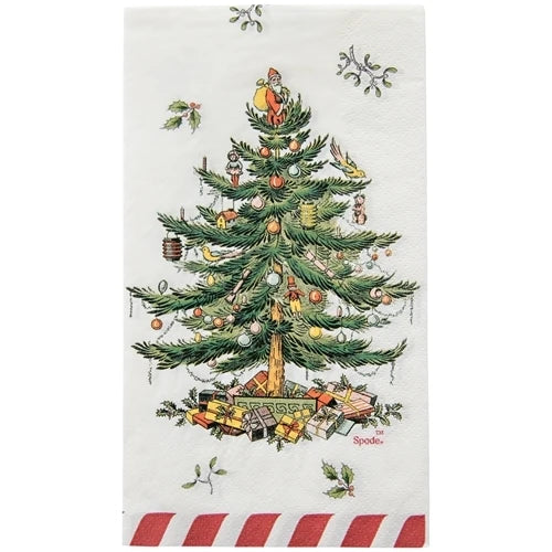 Candy Cane Christmas Tree Guest/Dinner Napkin 16ct