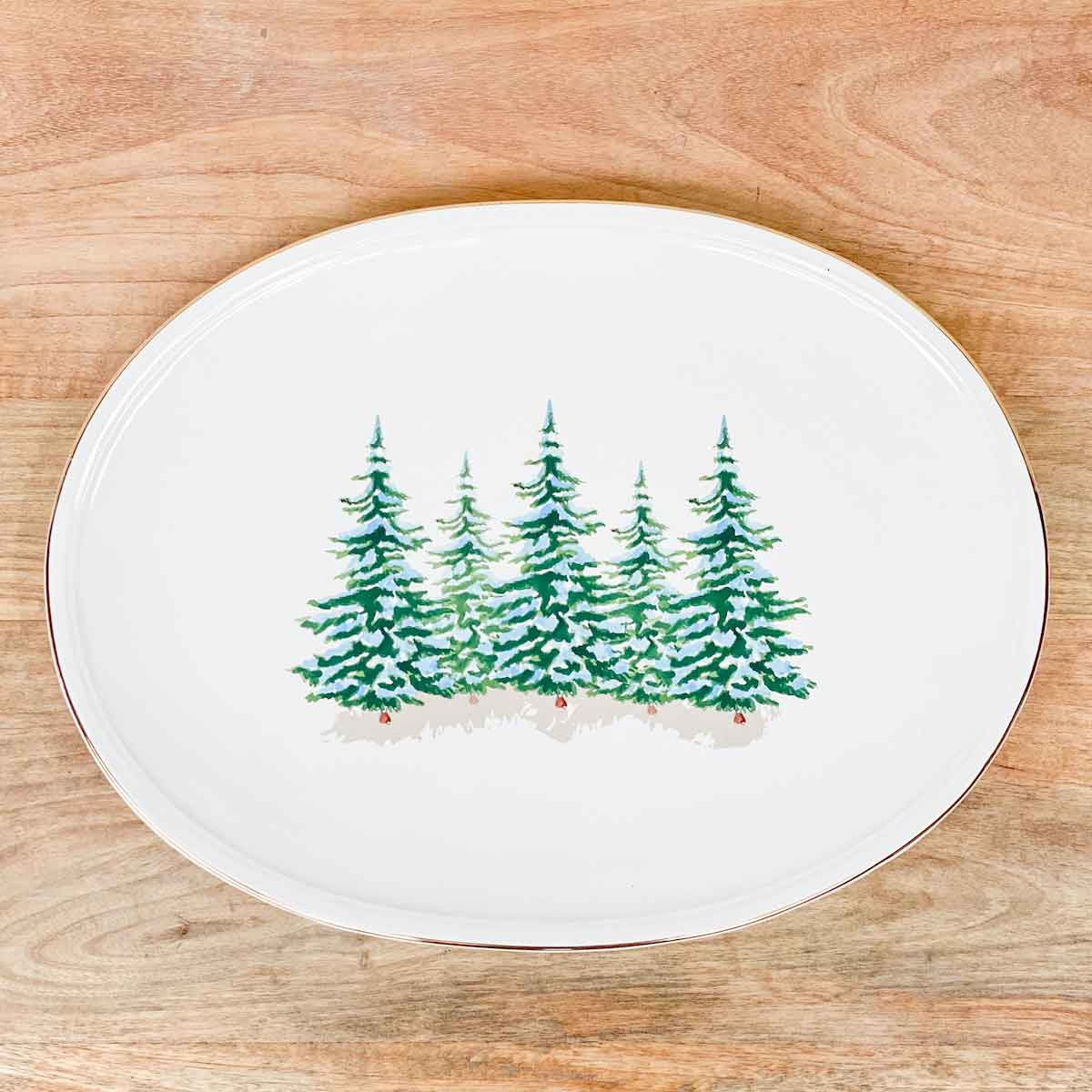 Snowcap Tree Platter