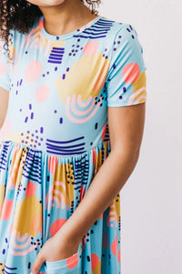 In the Groove SS Pocket Twirl Dress