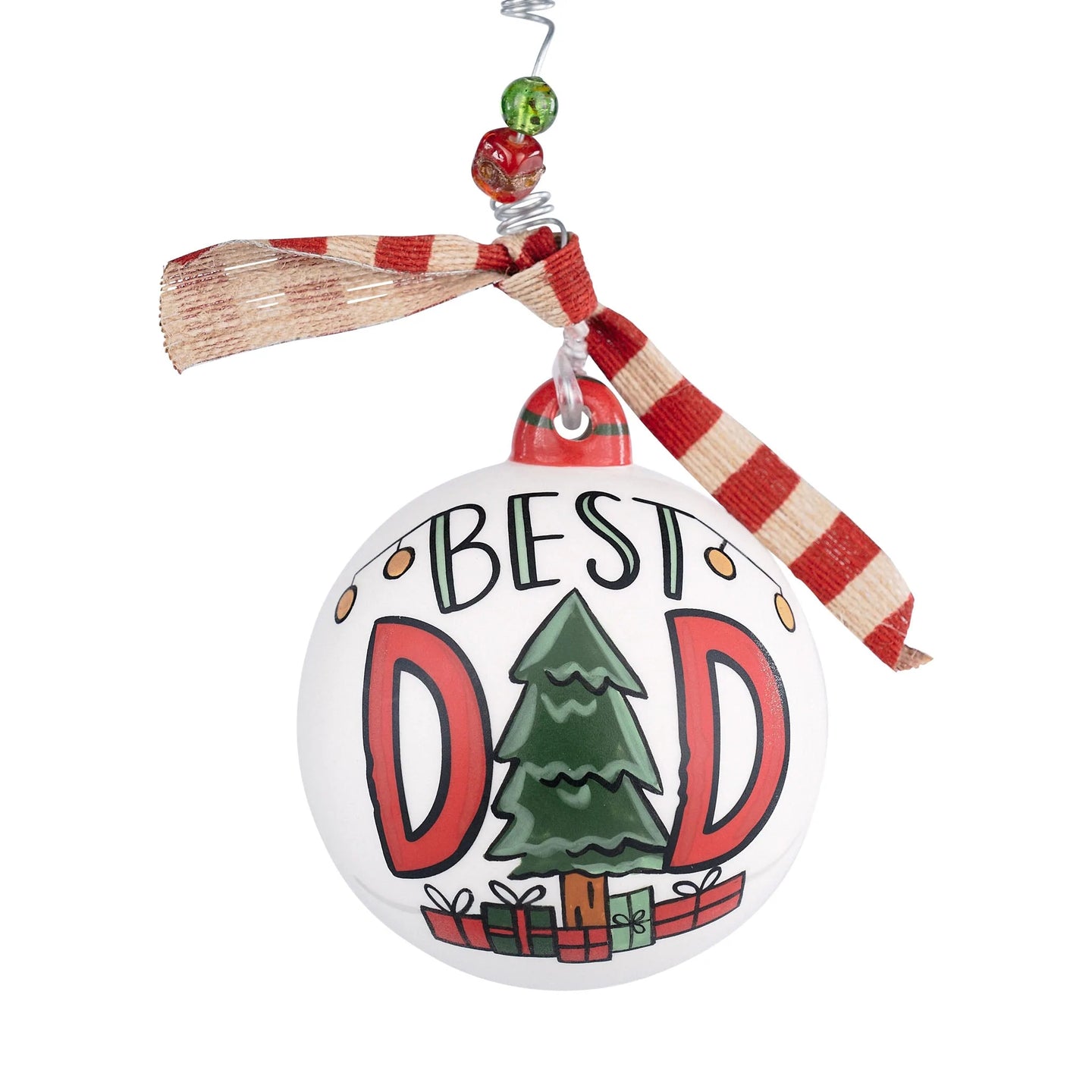 Best Dad Christmas Tree Ornament