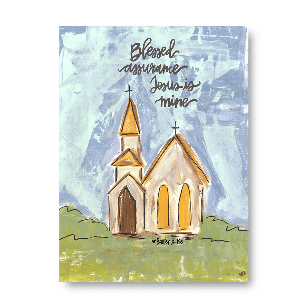 Blessed Assurance 8x10 Canvas