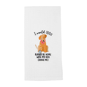 Dog Waffle Weave Towel