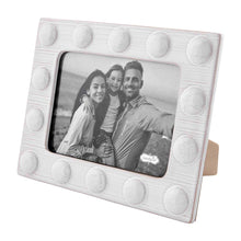 Load image into Gallery viewer, White Ceramic Beaded Frame
