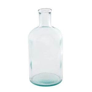 Small Blue Clear Vase