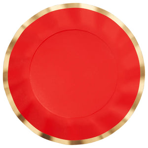Sophistiplate Wavy Paper Dinner Plate