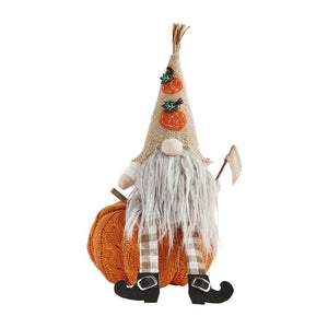 Pumpkin Dangle Leg Gnome