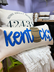 Kentucky Bourbon Lumbar Pillow