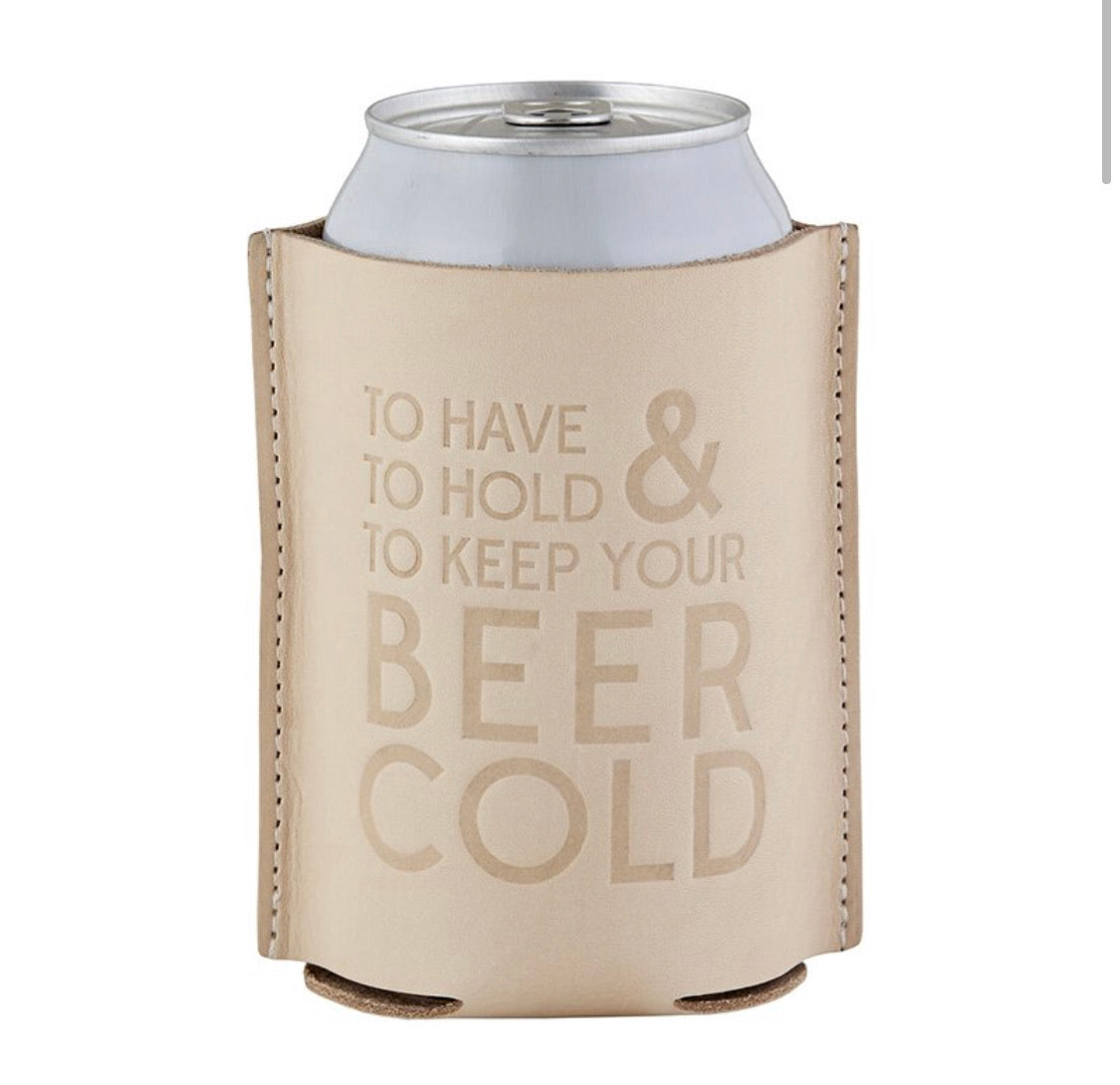 To Have Leather Coozie