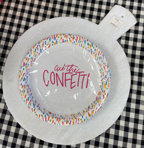 Cue the Confetti 8" Plate
