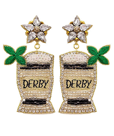 Mint Julep Derby Earrings