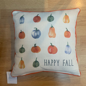Pumpkin Rows Pillow