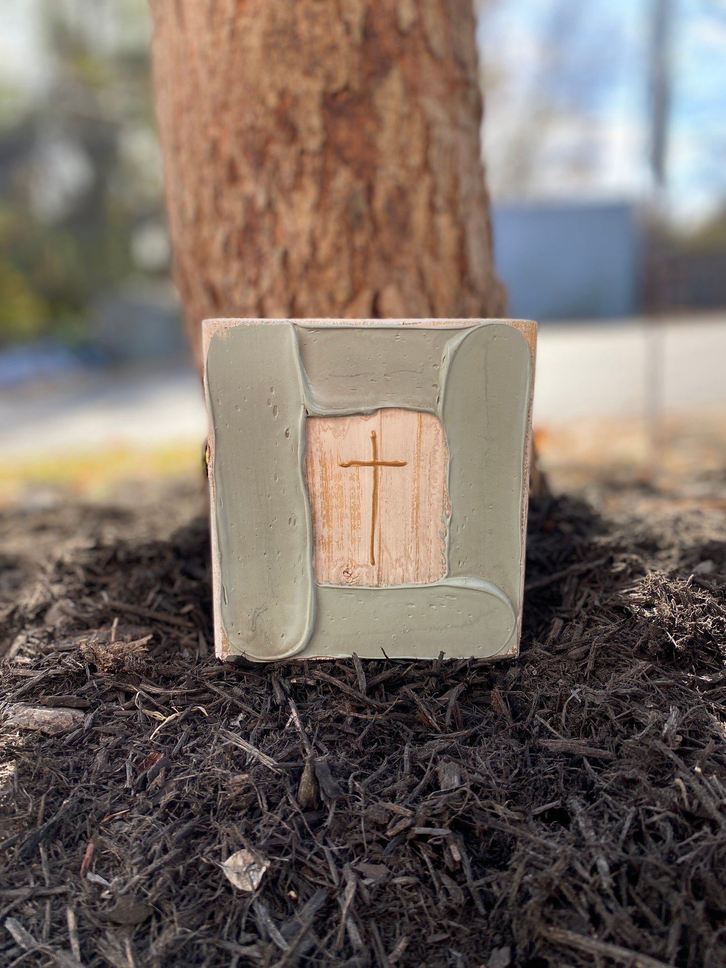 Cross Wood Block