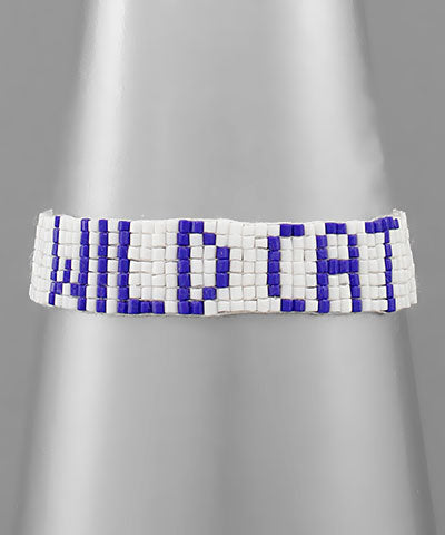 Wildcat Beaded Bracelet
