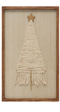 Load image into Gallery viewer, Yarn Christmas Tree Framed Art
