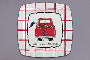 Ole Miss Truck Square Plate
