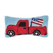 Patriotic Hooked Pillow