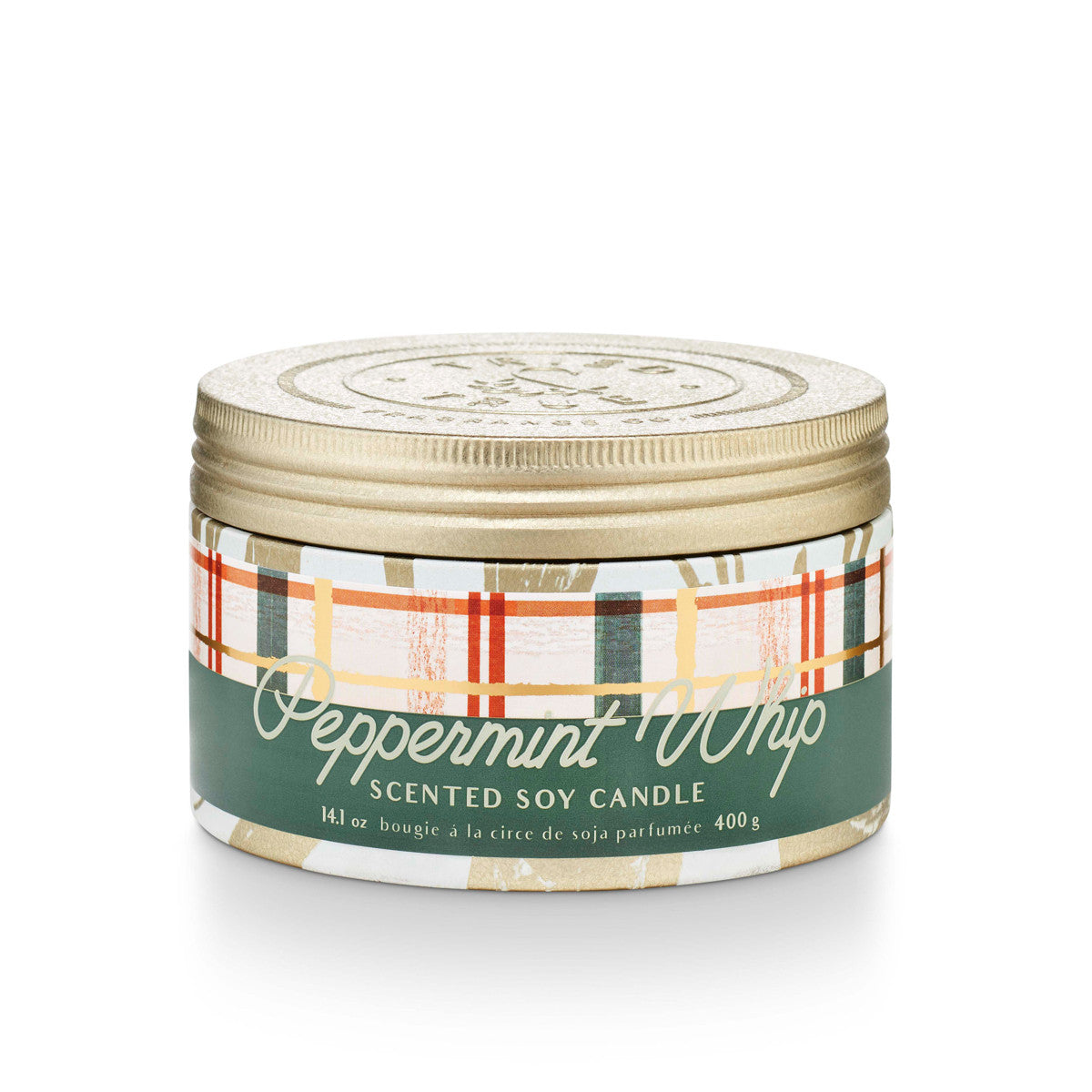 Peppermint Whip Large Tin Candle