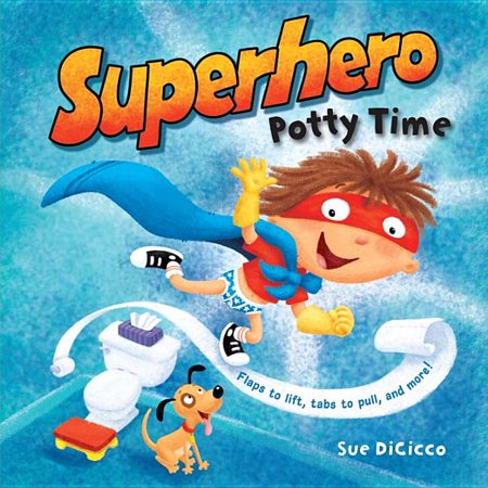 Superhero Potty Time Book