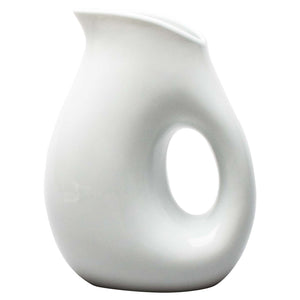 Whiteware Oval Pitcher
