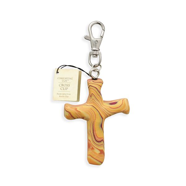 Comforting Cross Key Chain